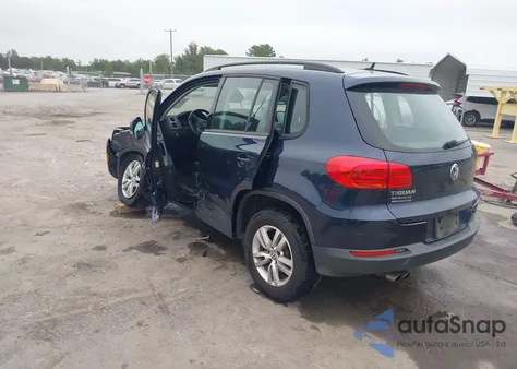 2016 Volkswagen Tiguan S from USA, damaged, VIN WVGAV7AX5GW563607